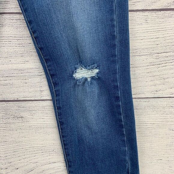 KanCan sz 5 / 26 Zip Ankle Jeans  Light Wash 25" Inseam Stretch - Picture 3 of 11